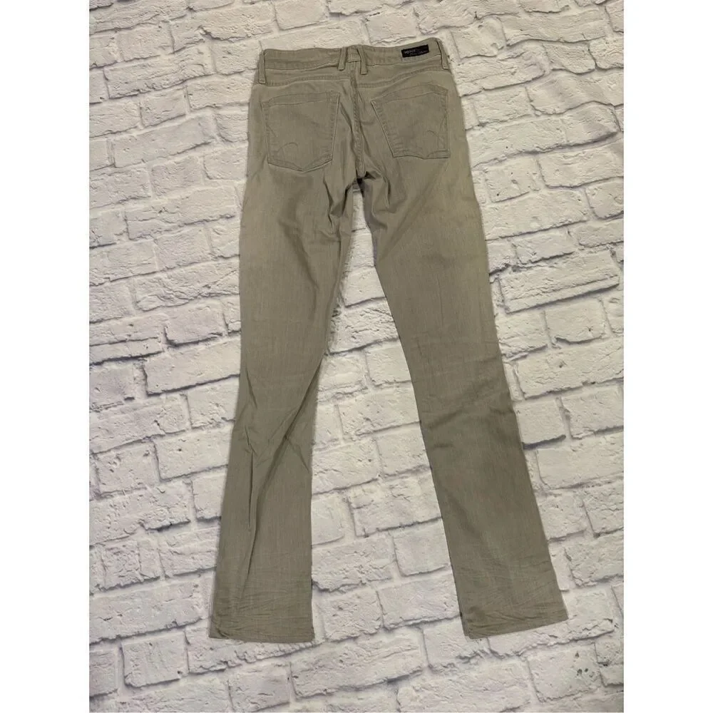 Agave Denim Straight Leg Jeans in Lightwash Gray Waist Size 27 - Picture 3 of 6